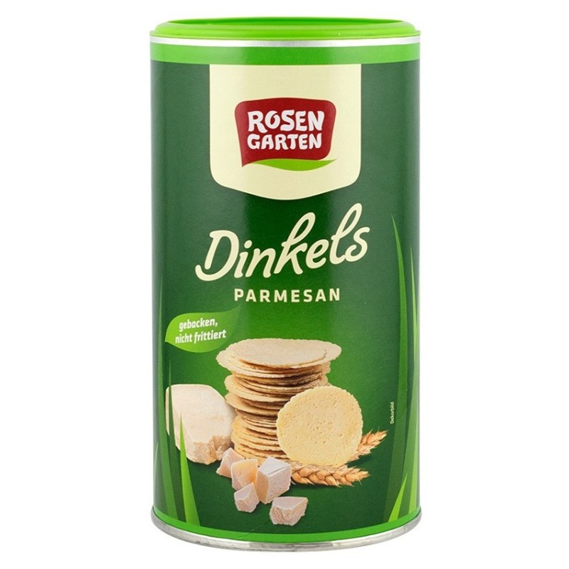 Set 2 x Saratele BIO din Grau Spelta cu Parmezan, 100 g, Rosen Garten