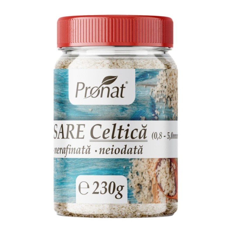 Set 2 x Sare Celtica Grunjoasa, Nerafinata, Neiodata, 230 g