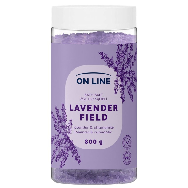 Set 2 x Sare de Baie Lavanda si Musetel, On Line, 800 g