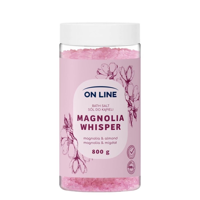Set 2 x Sare de Baie Magnolie si Migdale, On Line, 800 g
