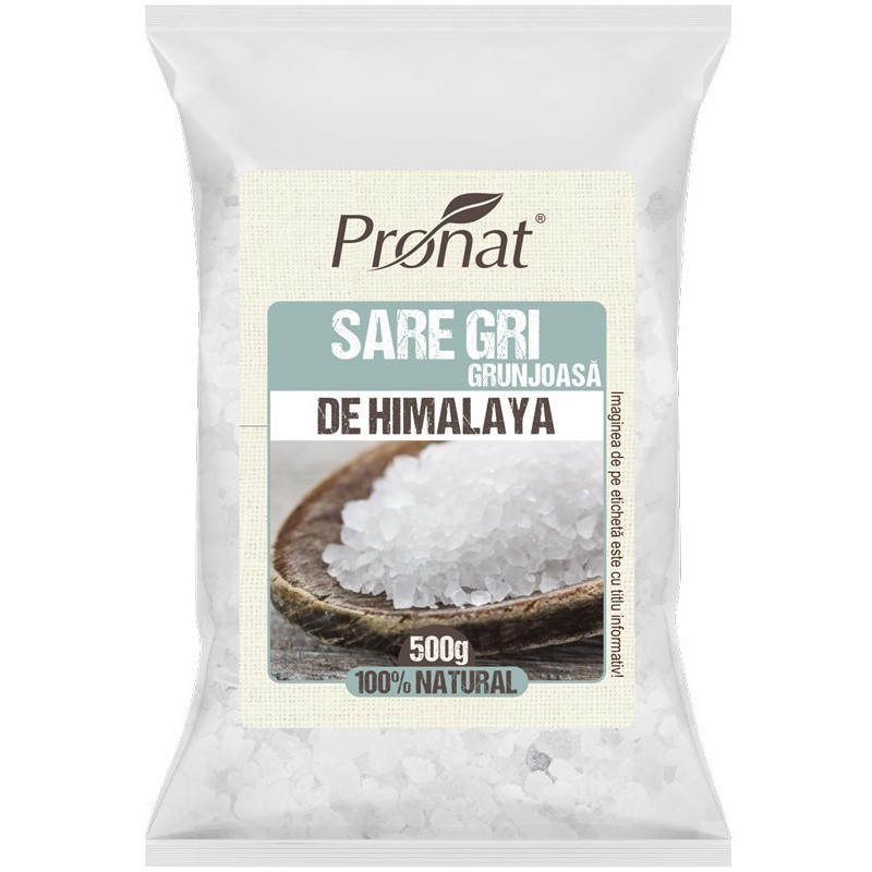Set 2 x Sare de Himalaya Gri Grunjoasa 500 g