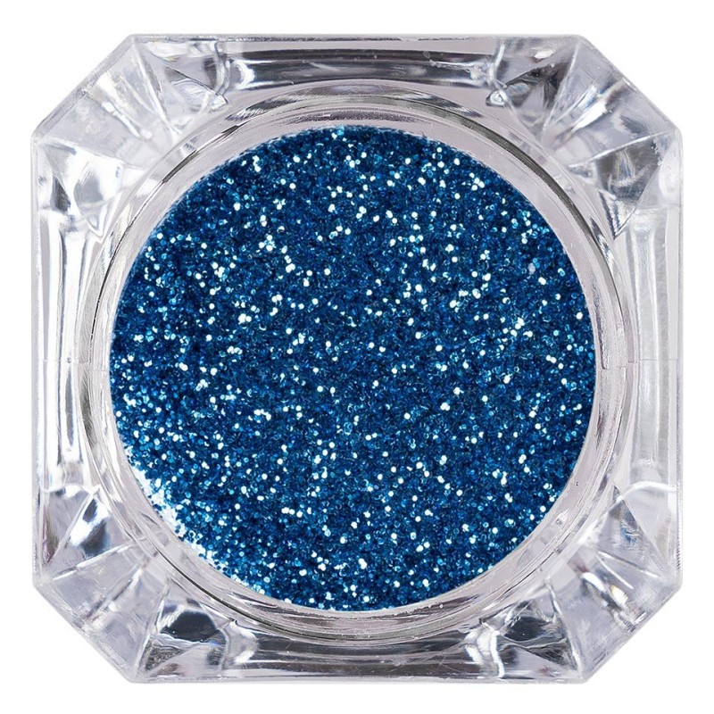 Set 2 x Sclipici Glitter Unghii Pulbere Luxorise, Blue Day 42