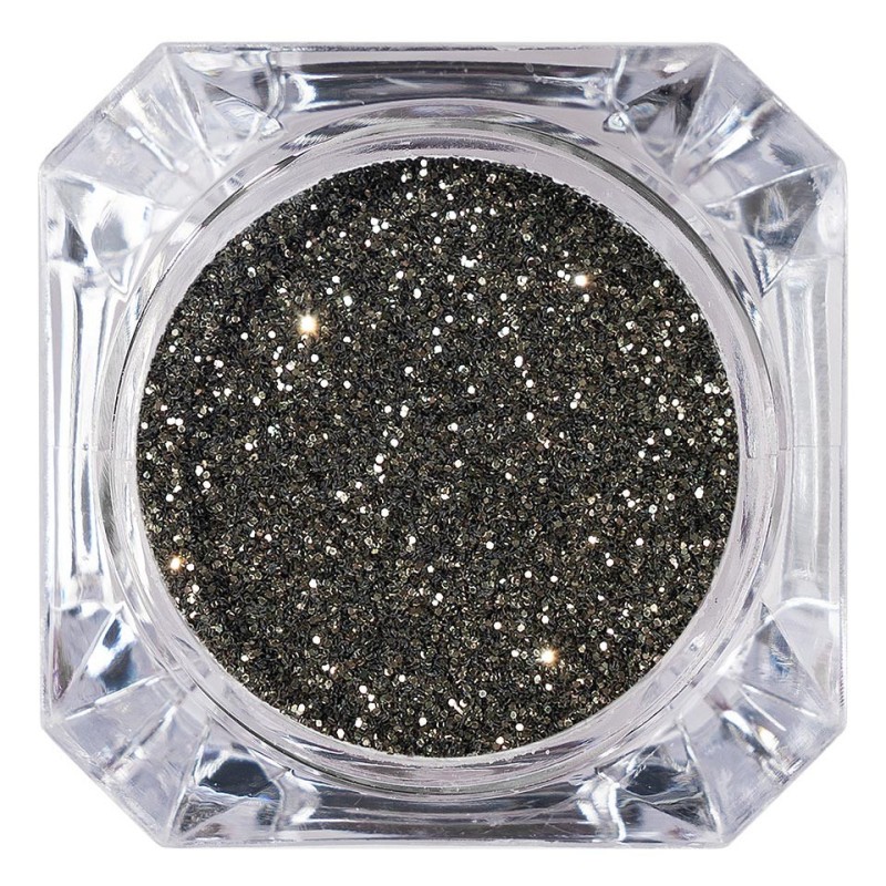 Set 2 x Sclipici Glitter Unghii Pulbere Luxorise, Caviar 06