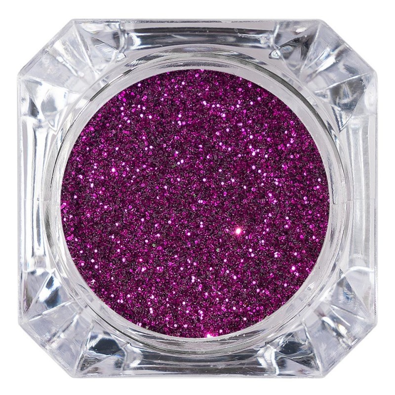 Set 2 x Sclipici Glitter Unghii Pulbere Luxorise, Dark Magenta