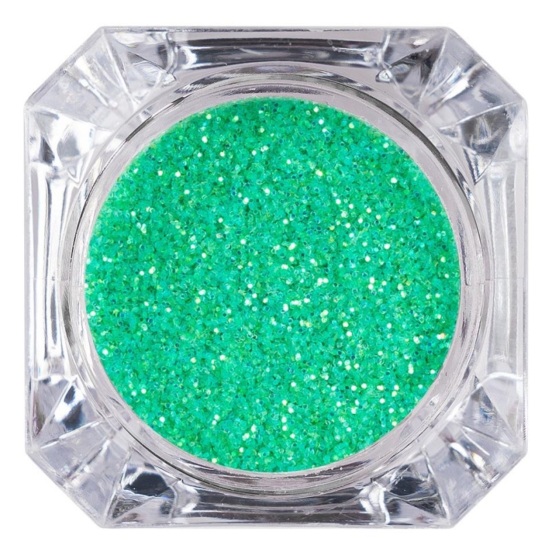 Set 2 x Sclipici Glitter Unghii Pulbere Luxorise, Verde Aprins 34