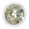 Set 2 x Sclipici Unghii Luxorise, Emerald Vibe, Holo Glitter Collection