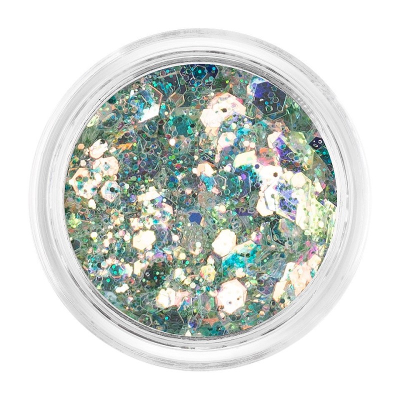Set 2 x Sclipici Unghii Luxorise, Mystic Mermaid, Holo Glitter Collection