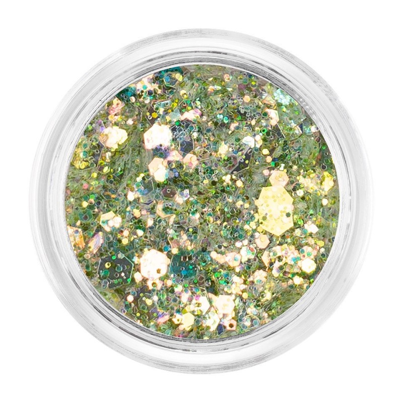 Set 2 x Sclipici Unghii Luxorise, Sage Sparkle, Holo Glitter Collection