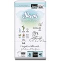 Set 2 x Scutece Chilotel pentru Bebelusi Sleepy Bio Natural Double, Nr.4 Maxi, 7 - 14 kg, 48 Bucati