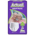 Set 2 x Scutece tip Chilot Incontinenta, Actual Double, M 80-120 cm, 30 Bucati