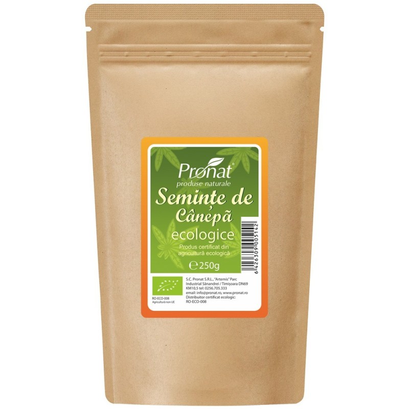 Set 2 x Seminte de Canepa Bio Decorticate, 250 g