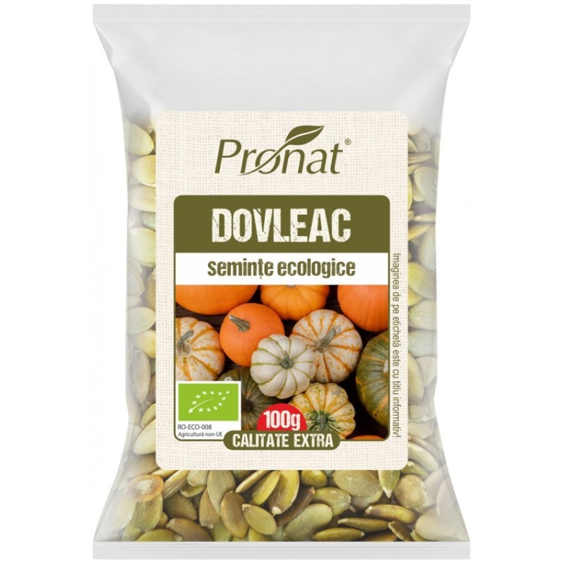 Set 2 x Seminte de Dovleac BIO, 100 g, Pronat