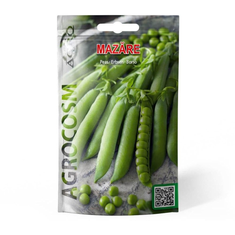Set 2 x Seminte Mazare Kelvedon Wonder, 40 g, Agrocosm
