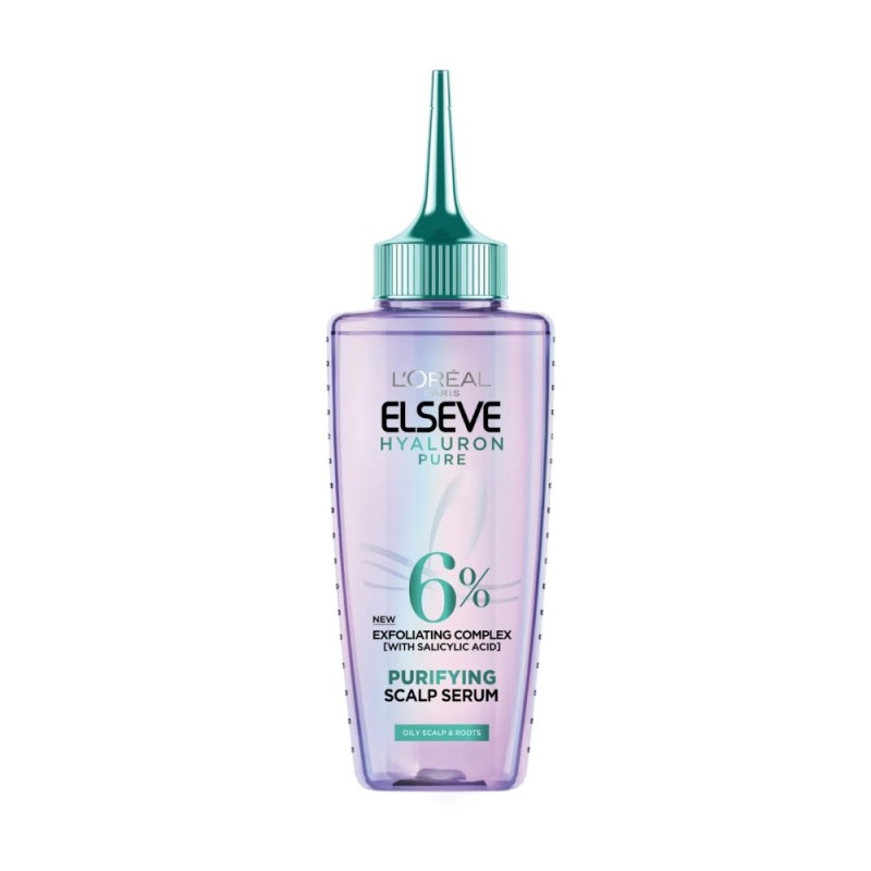 Set 2 x Ser Purificator pentru Scalp, Elseve Hyaluron Pure, 102 ml