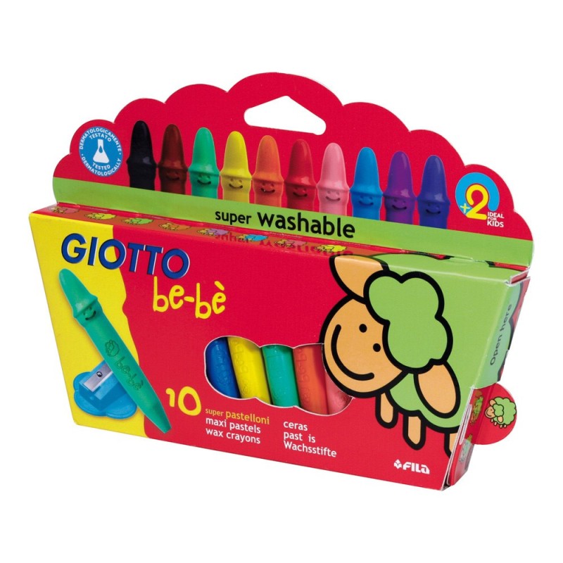 Set 2 x Set 10 creioane cerate Giotto Bebe