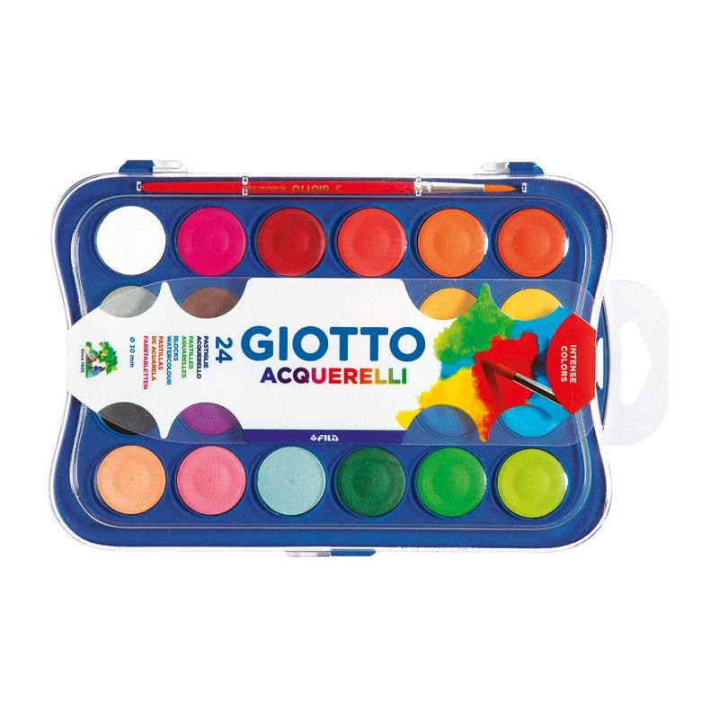 Set 2 x Set 24 pastile acuarela Giotto