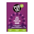 Set 2 x Shake Proteic Bio, Pur Ya, cu Fructe Negre si Acerola, 46% Proteine, 30 g