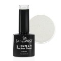 Set 2 x Shimmer Rubber Base SensoPRO Milano, 17 Glimmer Prosecco, 10 ml