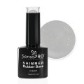 Set 2 x Shimmer Rubber Base SensoPRO Milano, 23 Natural Ivory, 10 ml