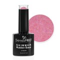 Set 2 x Shimmer Rubber Base SensoPRO Milano, 51 Scarlet Spots, 10 ml