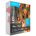 Set 2 x Sir de Lumini pentru Craciun, Modee, Led, Lumina Calda, cu Baterii si Clema
