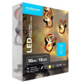 Set 2 x Sir de Lumini pentru Craciun, Modee, Led, Lumina Calda, cu Baterii si Clema