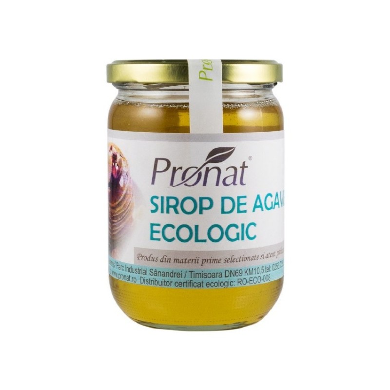 Set 2 x Sirop BIO de Agave, Pronat, 500 ml