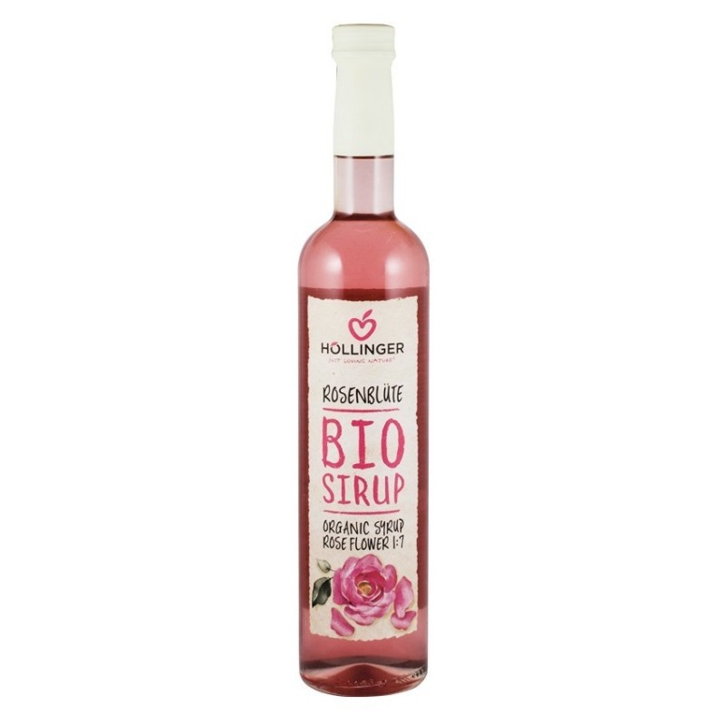 Set 2 x Sirop BIO de Trandafiri, 500 ml, Hollinger