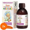 Set 2 x Sirop Creste Pofta de Mancare Ingerasul, 200 ml, Dacia Plant