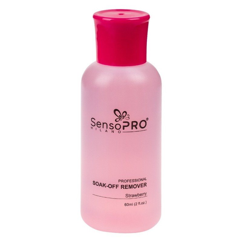 Set 2 x Soak-Off Remover Strawberry SensoPRO Milano, 60 ml