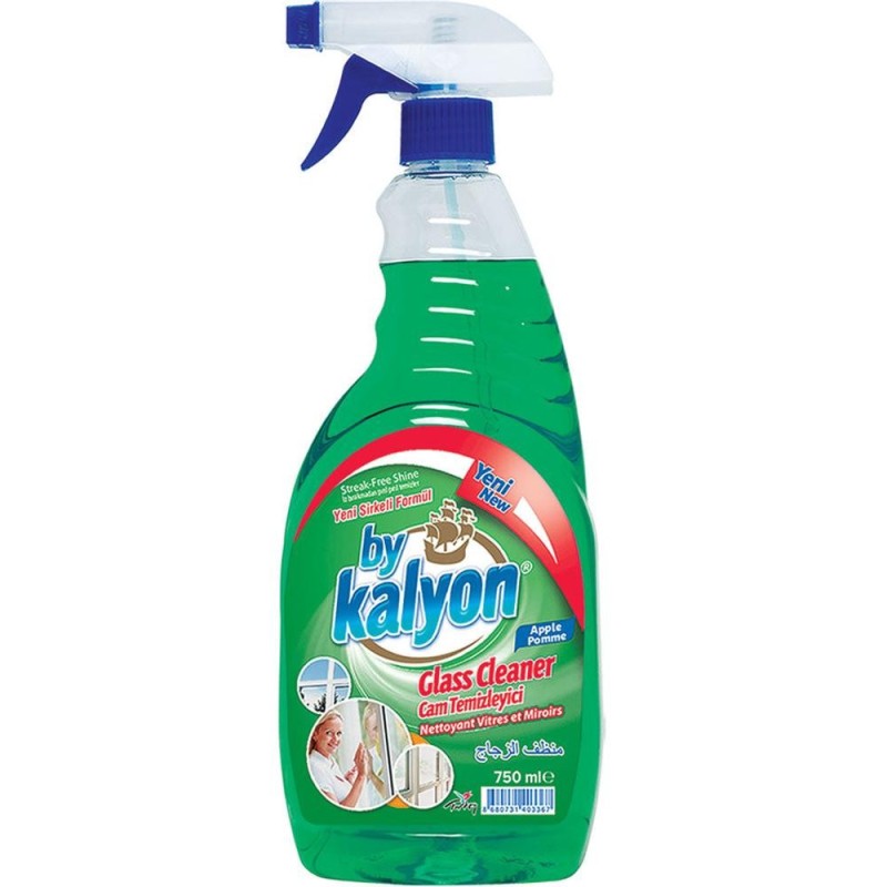 Set 2 x Solutie Curatare Geamuri Kalyon, Mar, 750 ml