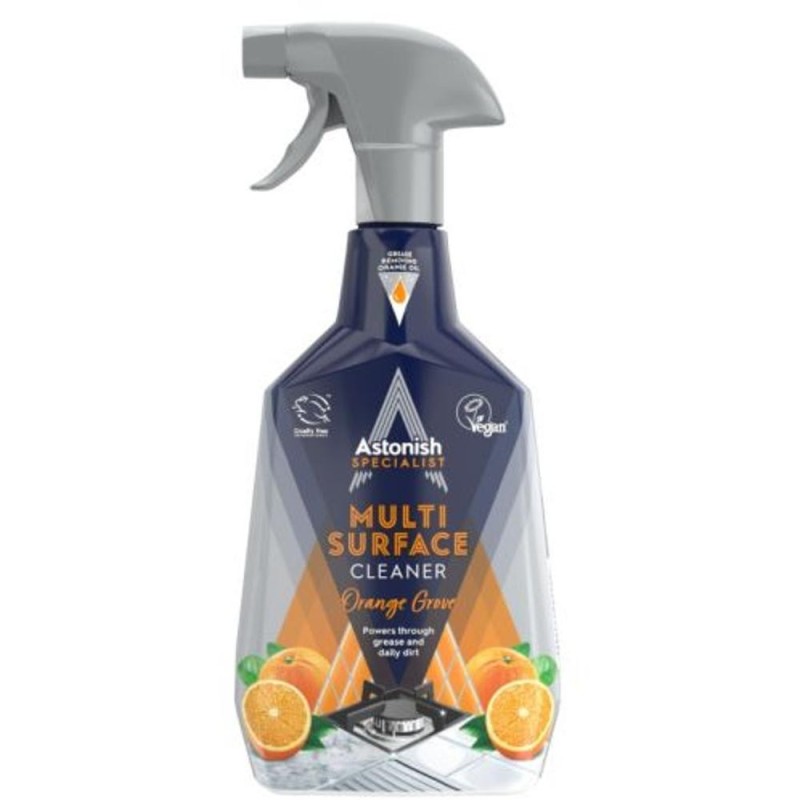 Set 2 x Solutie de Curatare Multi-suprafete Orange 750 ml, Astonish