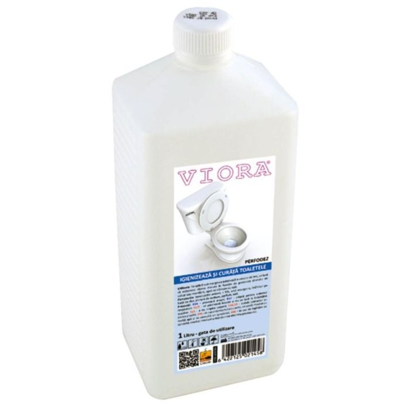 Set 2 x Solutie pentru Igienizarea Si curatarea Toaletelor, 1L, Viora