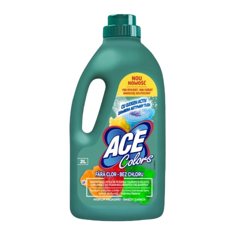 Set 2 x Solutie pentru Indepartarea Petelor Ace Colors, 2 l