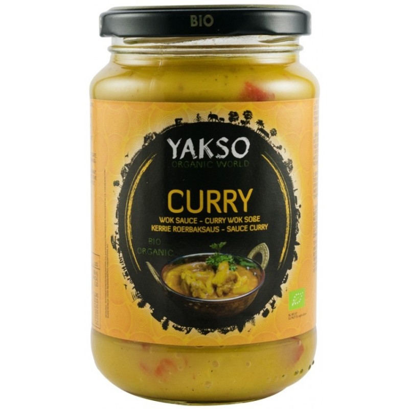 Set 2 x Sos de Curry pentru Wok, Bio, 350 g, Yakso