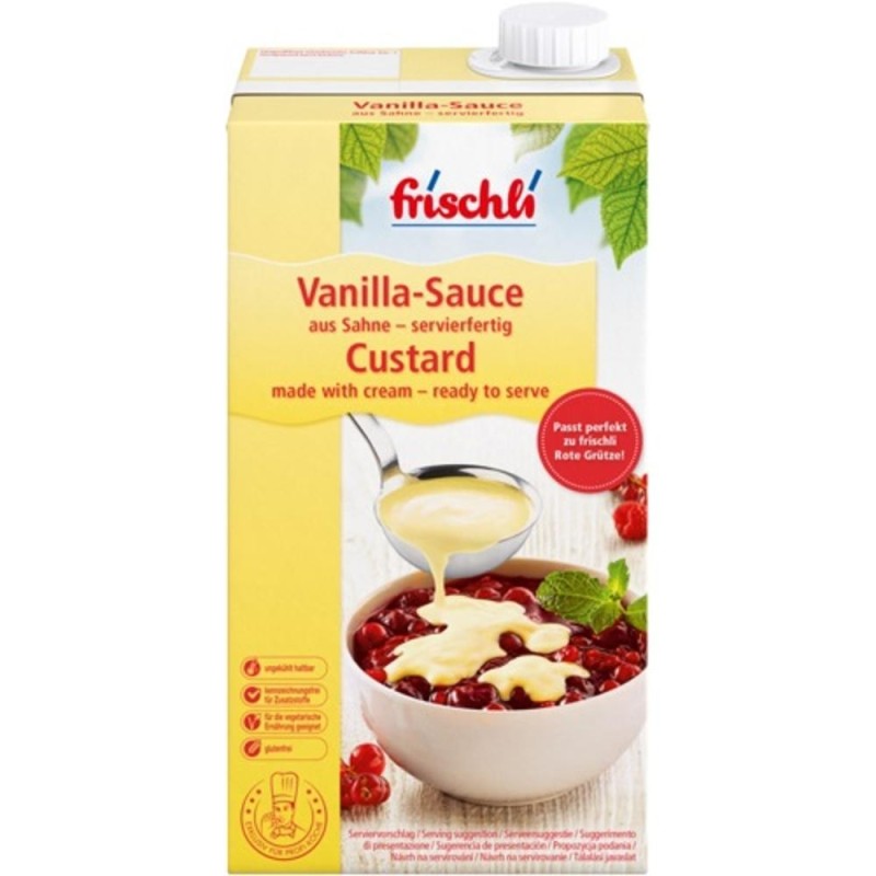 Set 2 x Sos de Vanilie UHT, Frischli, 1 l