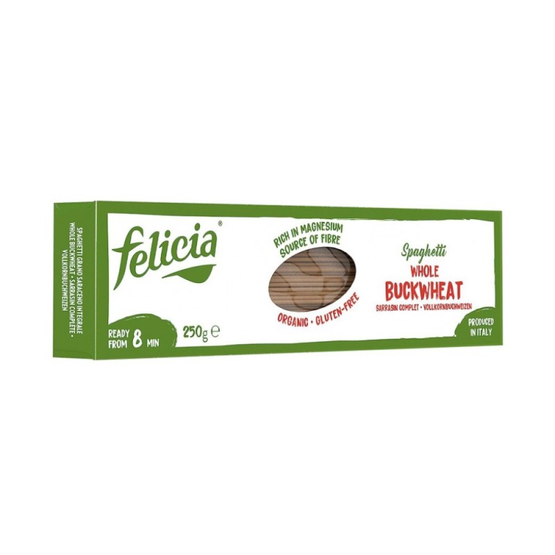 Set 2 x Spaghete Bio, Felicia, din Faina de Hrisca, 250 g