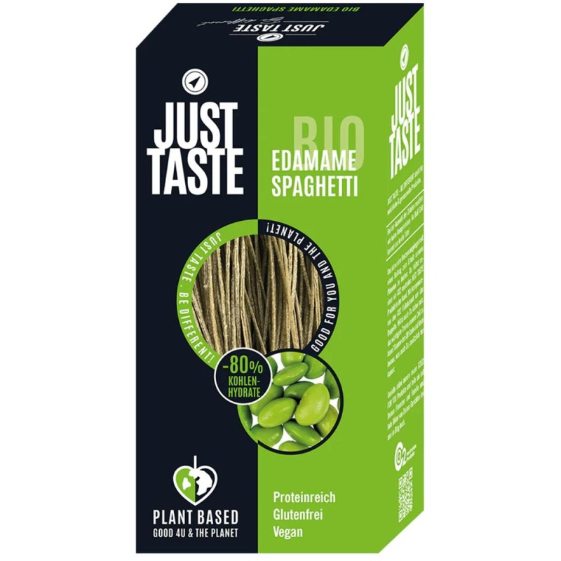 Set 2 x Spaghete din Edamame, Just Taste, Bio, 250 g