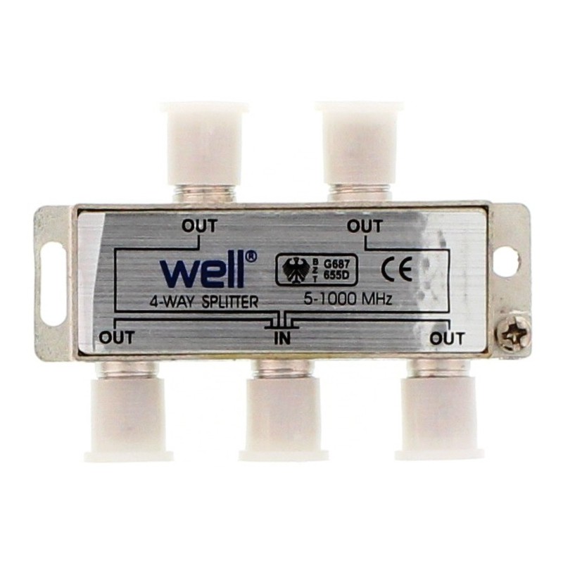 Set 2 x Spliter CATV 4 Cai, 1000 MHz Well