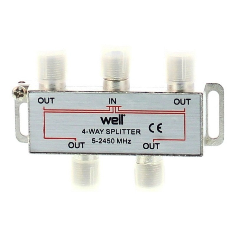 Set 2 x Spliter CATV 4 Cai, 2450 MHz Well