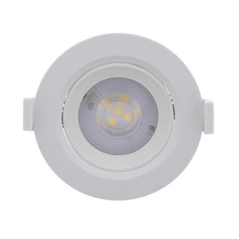 Set 2 x Spot LED Incastrabil Rotund Mobil, 5W, 75 mm, 4000K, Well