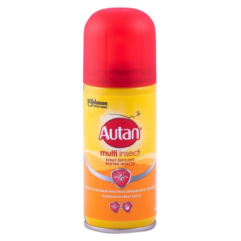 Set 2 x Spray Anti-Intepaturi Insecte Autan Multi Insect, 100 ml