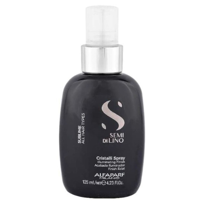 Set 2 x Spray de Par pentru Stralucire Cristale Lichide Alfaparf Semi di Lino Sublime Cristalli Liquidi, 125 ml