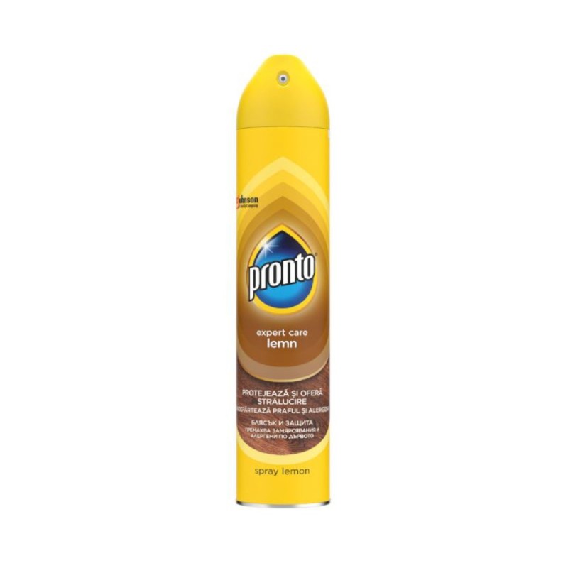 Set 2 x Spray Ingrijire si Curatare Mobila Lemn Pronto Lemon, 300 ml