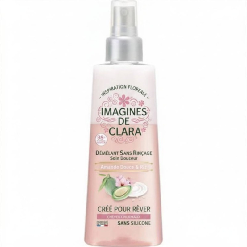 Set 2 x Spray pentru Descurcarea Parului cu Migdale Dulci si Orez Le Petit Olivier, 150 ml