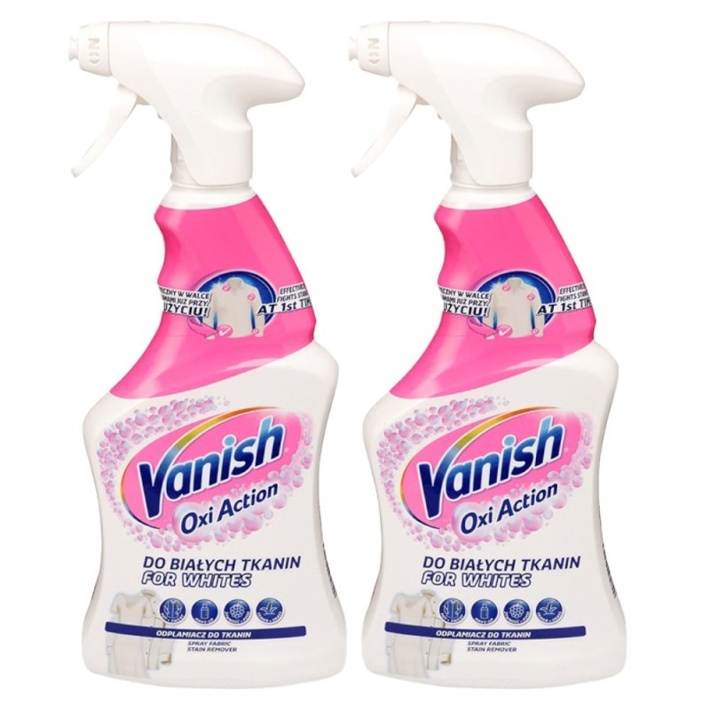 Set 2 x Spray pentru Indepartarea Petelor Vanish Oxi Action, 500 ml