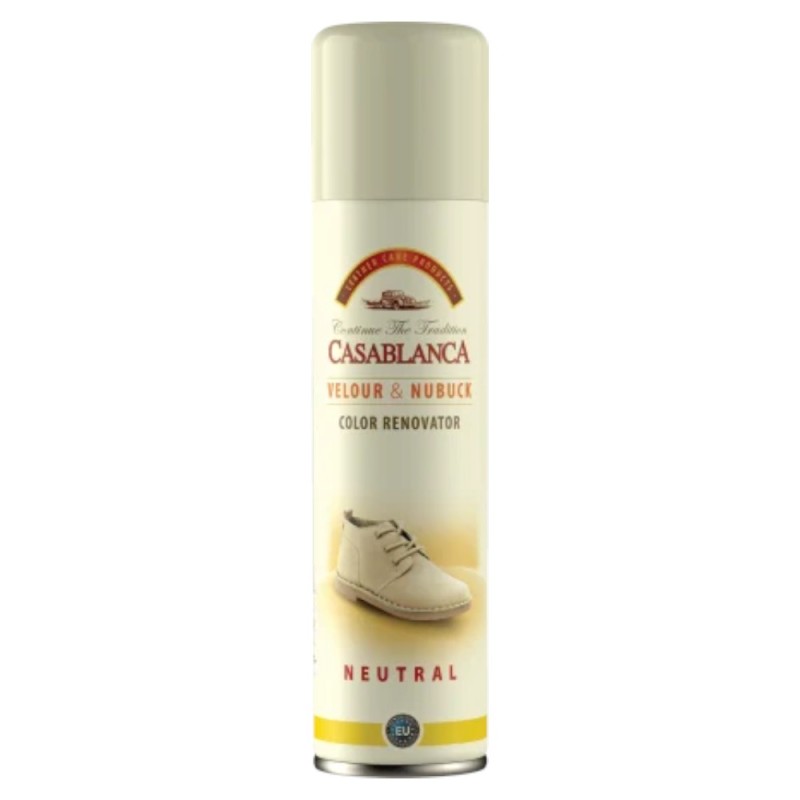 Set 2 x Spray pentru Restaurarea Culorii, Piele Nabuc, Neutru, 200 ml, Casablanca