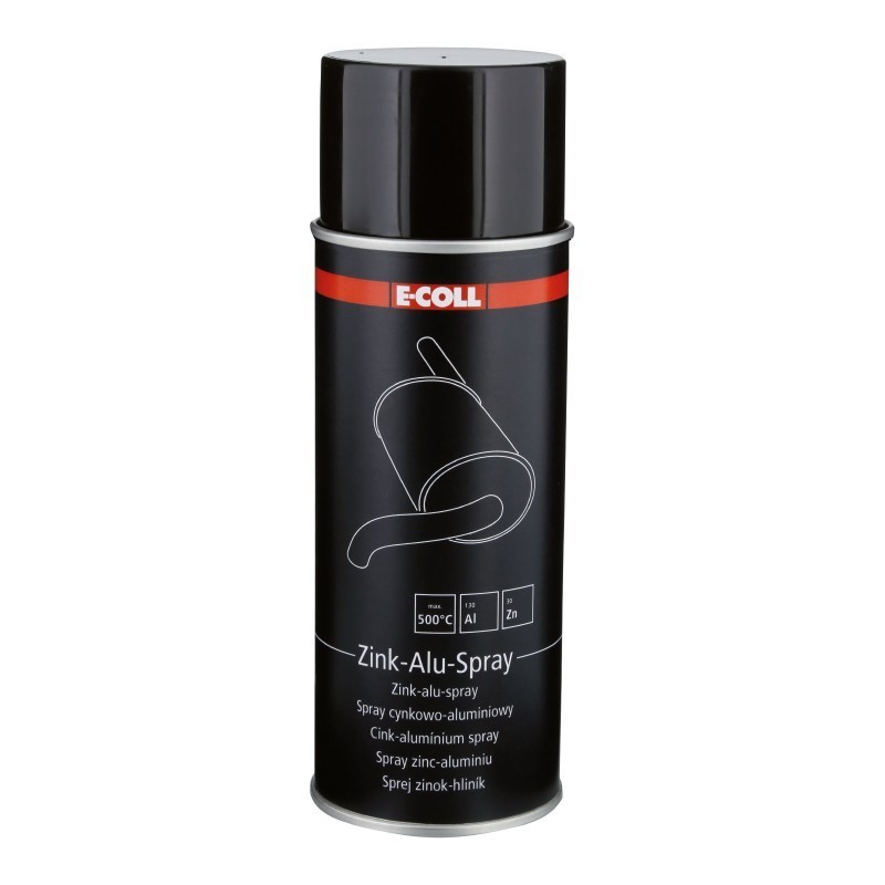 Set 2 x Spray Zinc-Aluminiu, Protectie Anticoroziva pentru Metale, E-coll, 400 ml