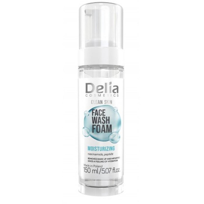 Set 2 x Spuma Curatare Fata Delia Clean Skin, Normalizare & Hidratare, 150 ml