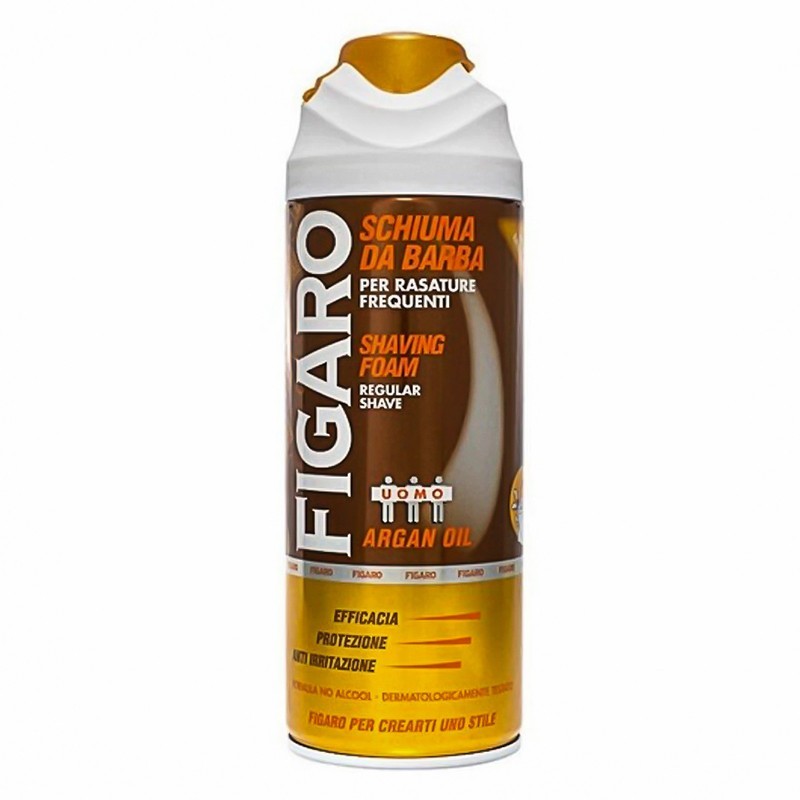 Set 2 x Spuma de Ras Figaro cu Ulei de Argan, 400 ml